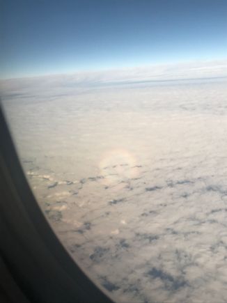 Rainbow from cruise altitude
