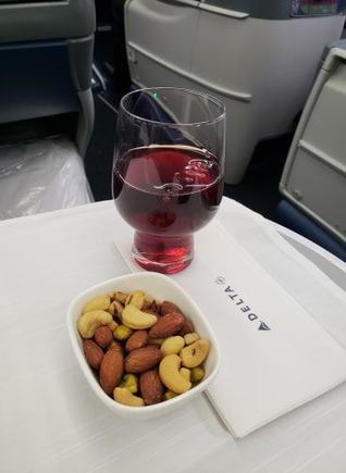 Warm Nuts and the Louis Latour Valmoissine Pinot Noir (2015) to drink
