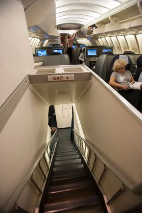 Staircase down to main cabin, 2012
