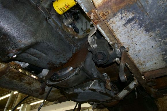 Underside of a tug in MX.