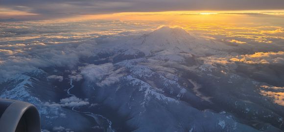Mt Tahoma sunset from DL749
