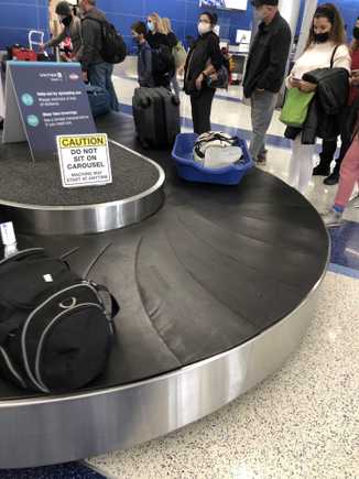 where I waited for my "Priority" bag.