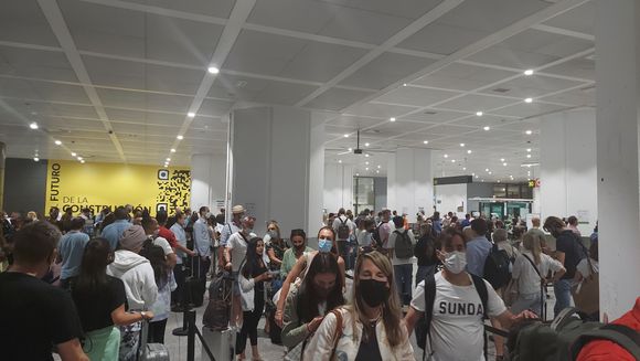 This was part of the queue for the PLF scanning.