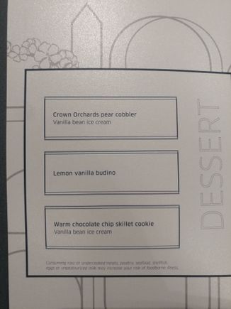 Pics of the food will come in a few hours