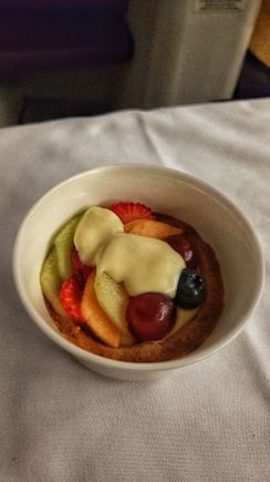 The Seasonal Fruit Tart was uninspired. 