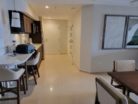 kitchenette area