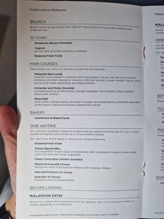 Menu KUL-MEL