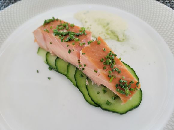 Smoked salmon👍