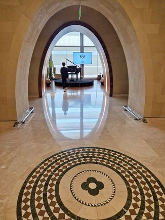 Entrace to the main area