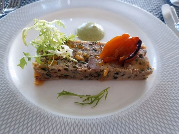 Chicken & apricot terrine 