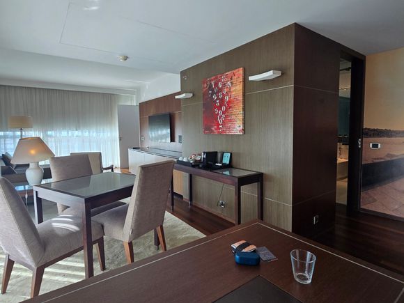 Large corner living room.