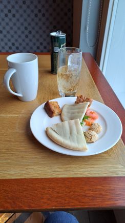 some afternoon tea snacks in the executive lounge