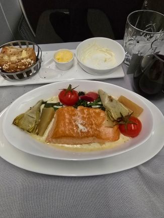 Salmon was fine