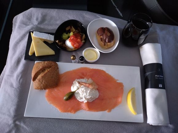 According to the advert on the IFE the bread is 12,000 years old (memories of the cheese bun?)