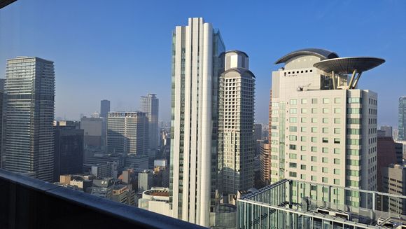 View from my room Hilton Osaka