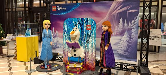 A Frozen lego display