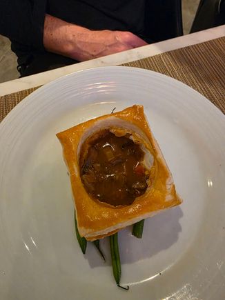This was the mushroom dish - not a whole lot of flavor