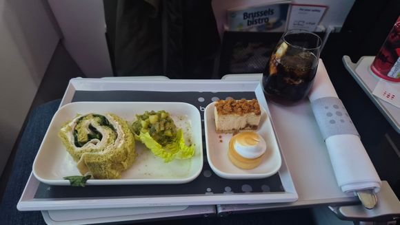 04/01 BRU to ZRH.
Flight was delayed by an hour after boarding. Explanation was that luggage wasn't loaded yet, so we had an initial delay that made us miss our arrival slot in ZRH.

Cabin chef was wonderfull in keeping the spirit up, and was very attentive to J pax. Kudos to him. Rest of the crew was also nice. 

Food didn't look very good (many people said no thank you) but taste was quite ok, had worse on 55 min flights. Overall happy, expectations for such a short flight are different aswell