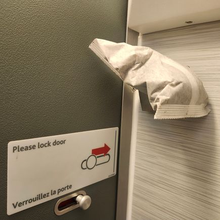 Bag of coffee as an air freshener I guess.