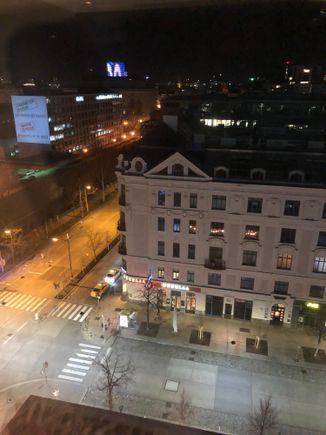 View from corner deluxe 8th floor