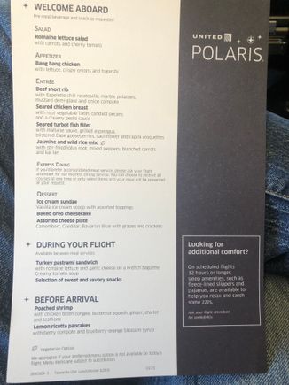 Menu included a vegetarian option of rice?!?!