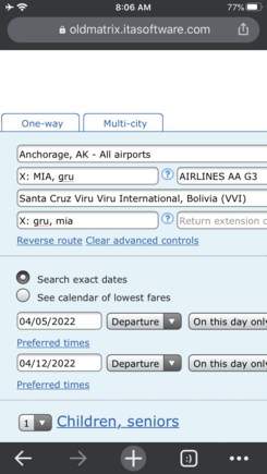 I do have premium economy selected further below. Is there something I am doing incorrectly with this search? It is giving me the no flights found error...thank you.