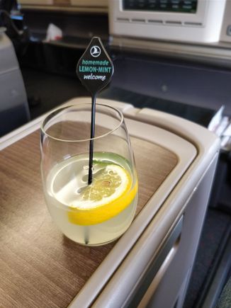 TK pre-departure mint-lemonade