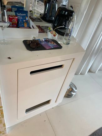 Minibar area. 