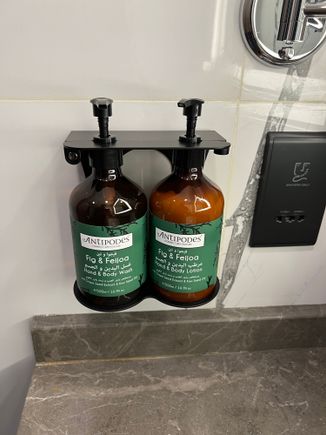 Usual voco soap and hand cream- shampoo and conditioner are available in the bath/ shower area