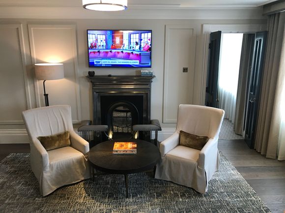 Big TV and easy to view from sofa 