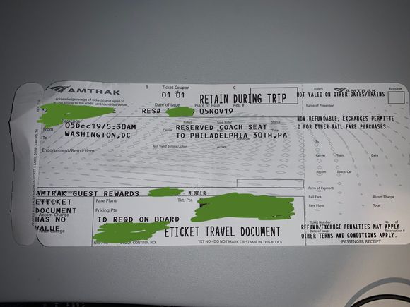 Regular united ticket.