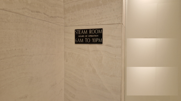 Steam room worked well.