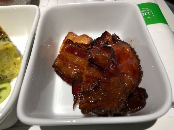 Maple glazed bacon