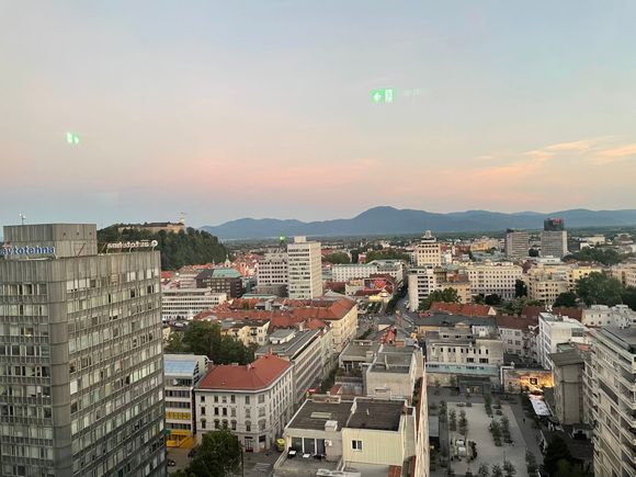 View from the hotel