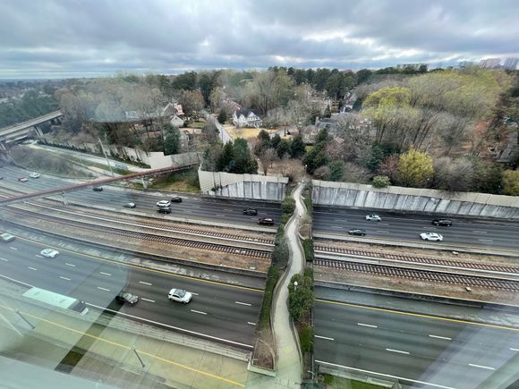 GA-400 and MARTA tracks