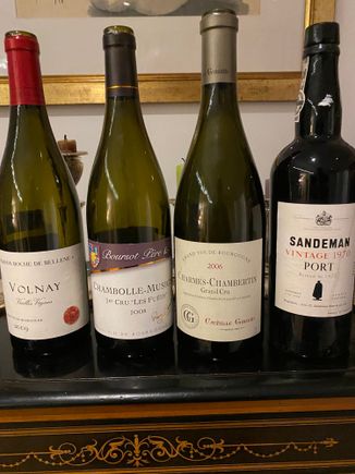 And Christmas Lunch...  All the Burgundies were sublime but the Charmes Chambertin was sensational, really lifting the turkey to another level. 
