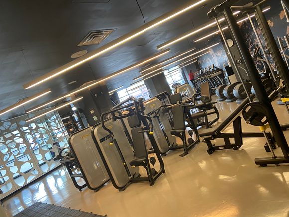 Huge gym. 