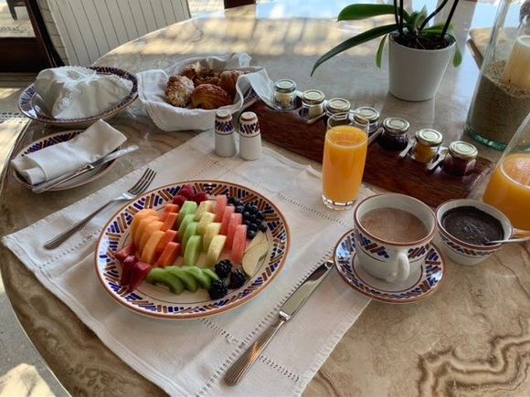 Fruit at breakfast