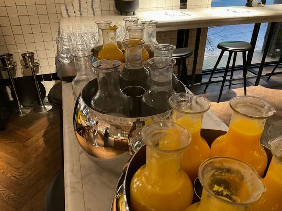 Juices and waters