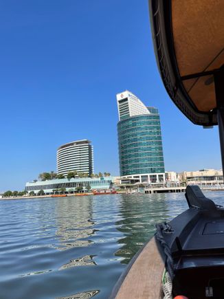 Arriving by boat from Creek station
