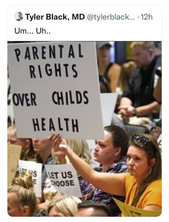 Possibly just a poorly worded point of view. It’s also possible that, as someone said, “they’re saying the quite stuff out loud now,”
