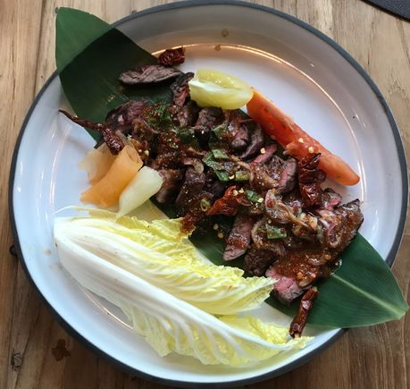 Wagyu beef Thai salad