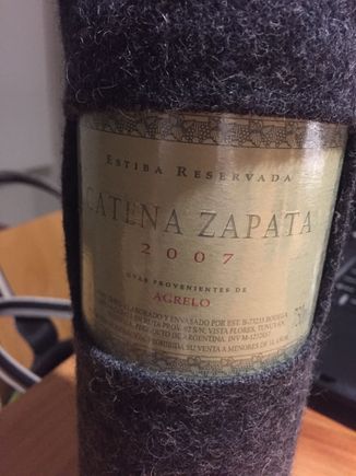 1/3 bottle remained from a Tasting this afternoon.  A true Monster... so much for those that say new world wine cannot age... :rolleyes: