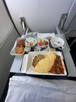 Not a huge breakfast fan, so preferred this to the full English or Avocado omelette. 