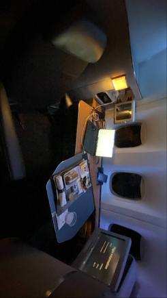 Massive tray table...