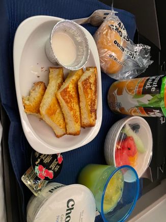 Pre arrival breakfast