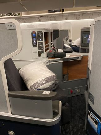 Pillow & blanket included
