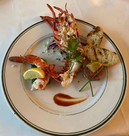 An appetiser at Wolfgang in between some king crab meals 