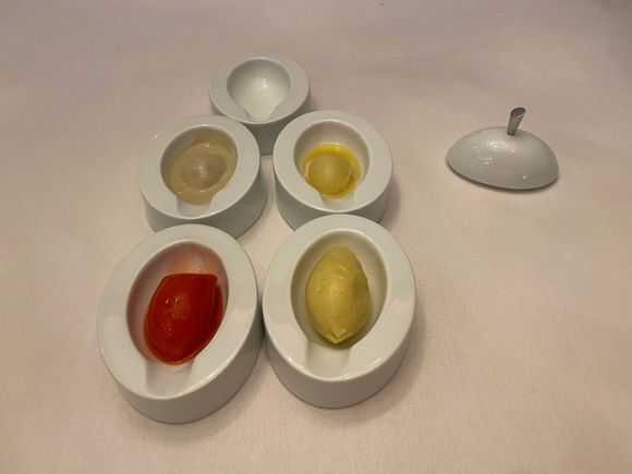 Palette cleansers - ice creams and sorbets