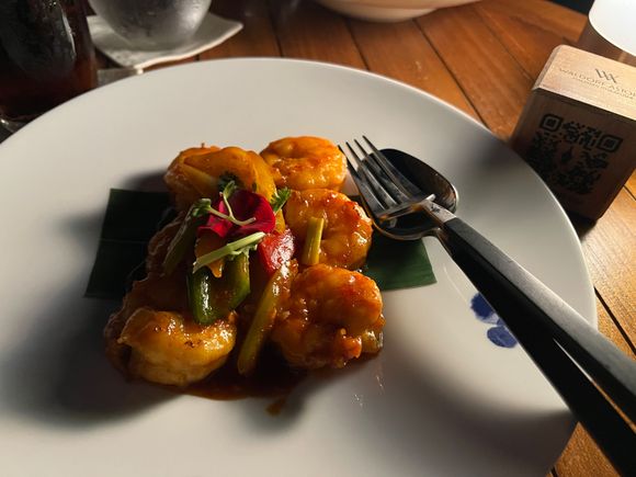 Sichuan chili prawns 62++